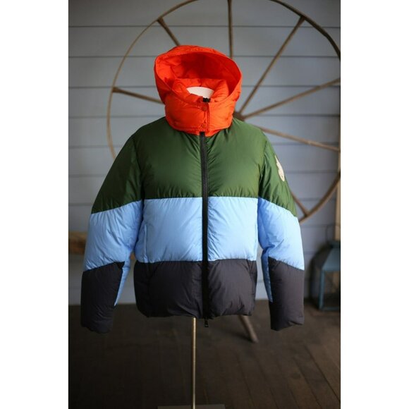 NEW Moncler X JW Anderson Bickling Down Puffer Jacket Sz 2/M Multicolor RARE